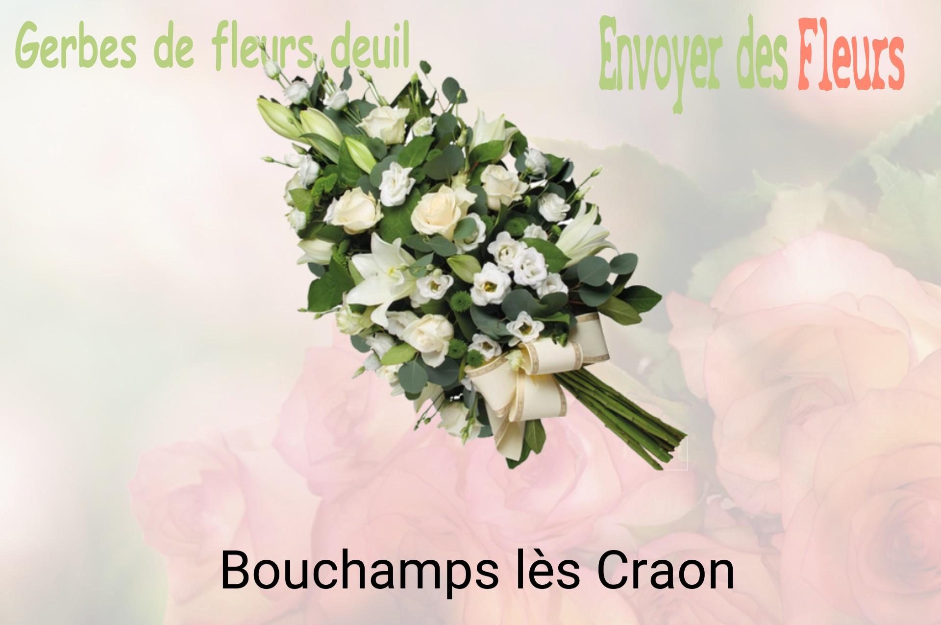 Gerbe de fleurs de deuil livrée à Bouchamps-lès-Craon