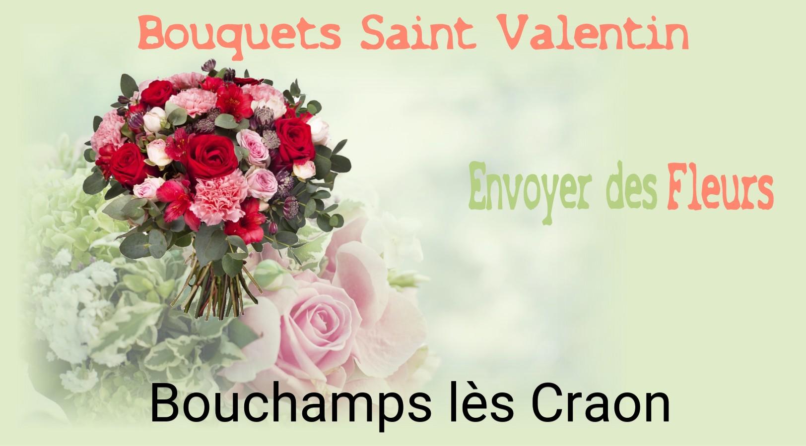 Roses de Saint-Valentin livrées à Bouchamps-lès-Craon